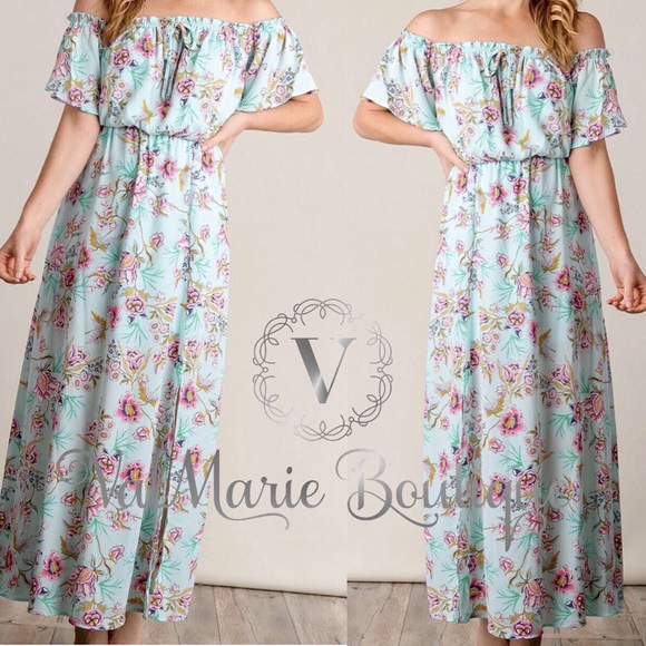 🌹ON SALE🌹Summer Haze Floral Maxi Dress - Picture 2 of 4